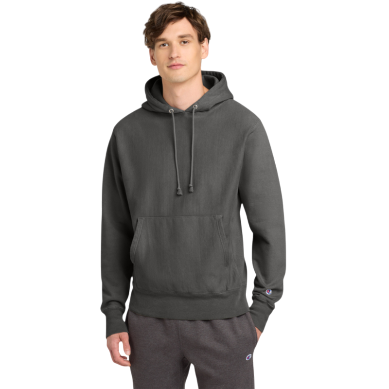 Champion ® Reverse Weave ® Garment-Dyed Hooded Sweatshirt