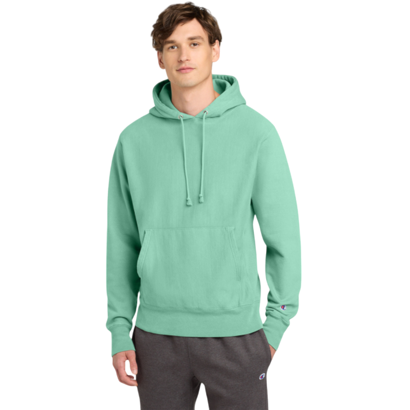 Champion ® Reverse Weave ® Garment-Dyed Hooded Sweatshirt