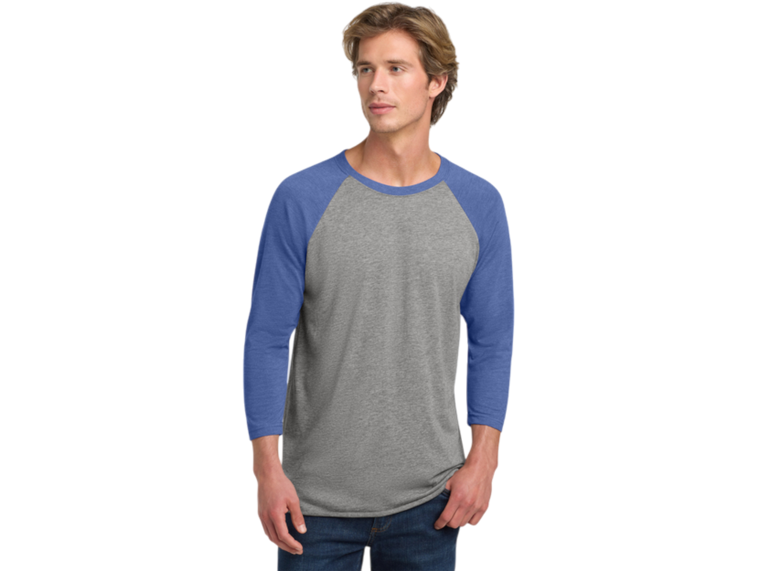 Next Level Apparel® Unisex Tri-Blend 3/4-Sleeve Raglan Tee