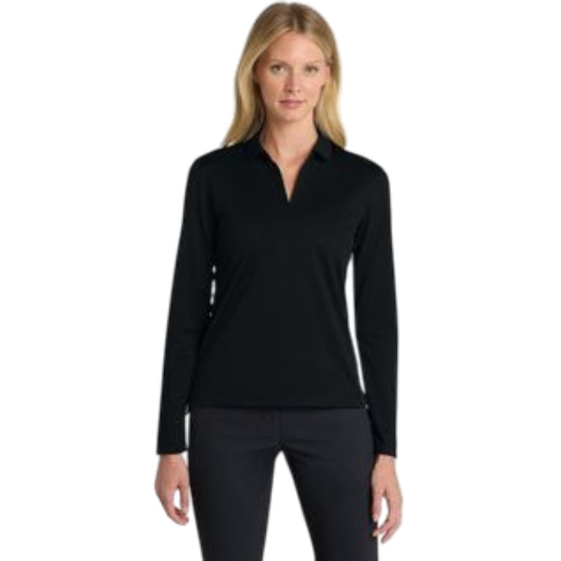 Nike Women's Dri-FIT Micro Pique 2.0 Long Sleeve Polo