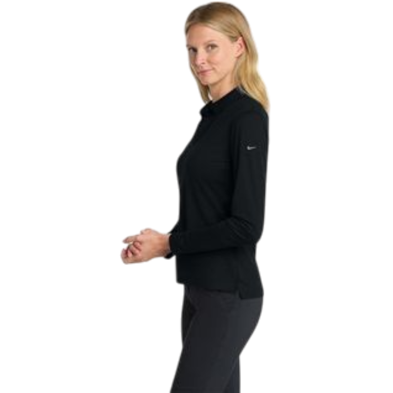 Nike Women's Dri-FIT Micro Pique 2.0 Long Sleeve Polo