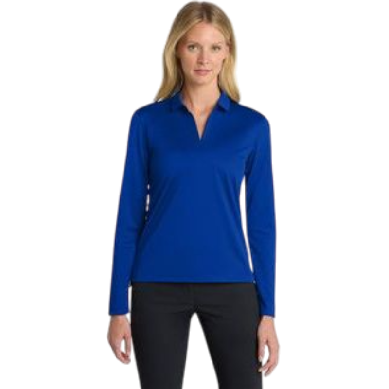 Nike Women's Dri-FIT Micro Pique 2.0 Long Sleeve Polo