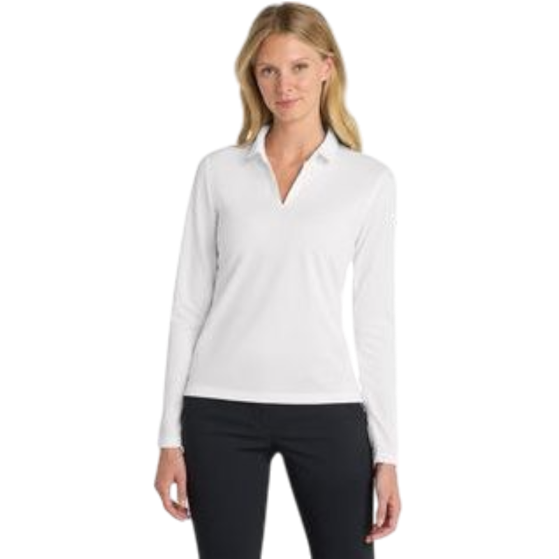 Nike Women's Dri-FIT Micro Pique 2.0 Long Sleeve Polo