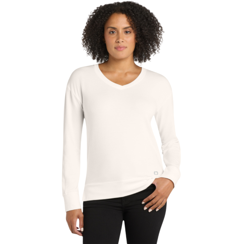 OGIO® Women's Luuma Flex Long Sleeve V-Neck