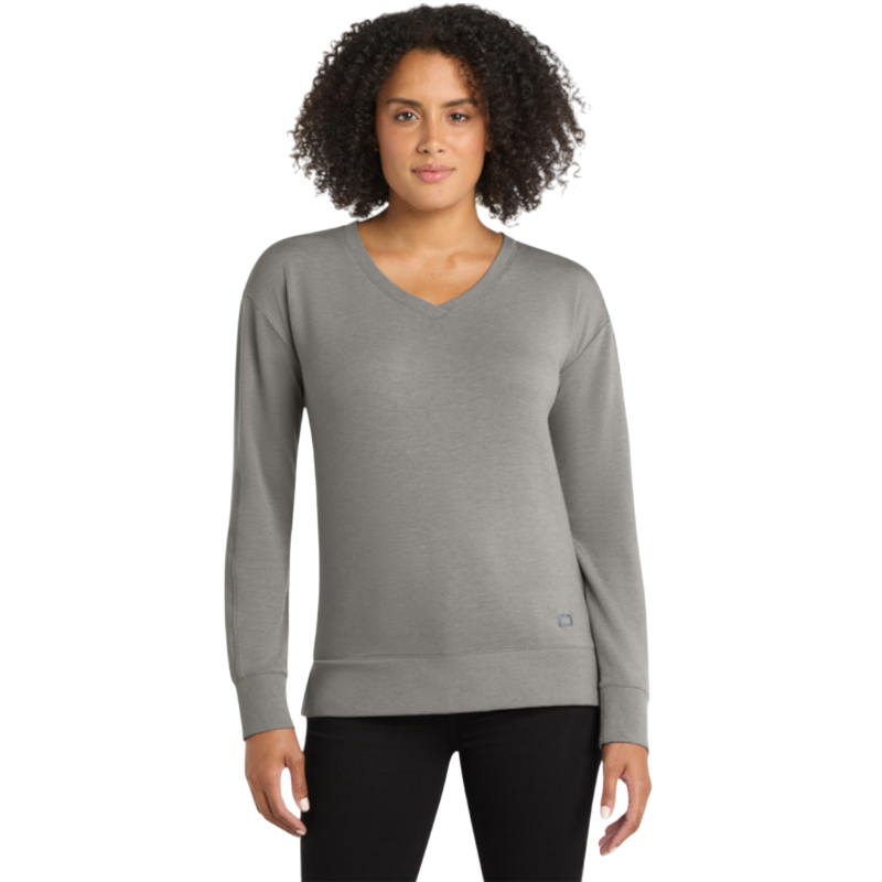 OGIO® Women's Luuma Flex Long Sleeve V-Neck