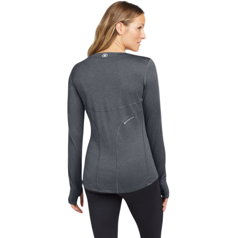 OGIO® Women's Long Sleeve Pulse Crew