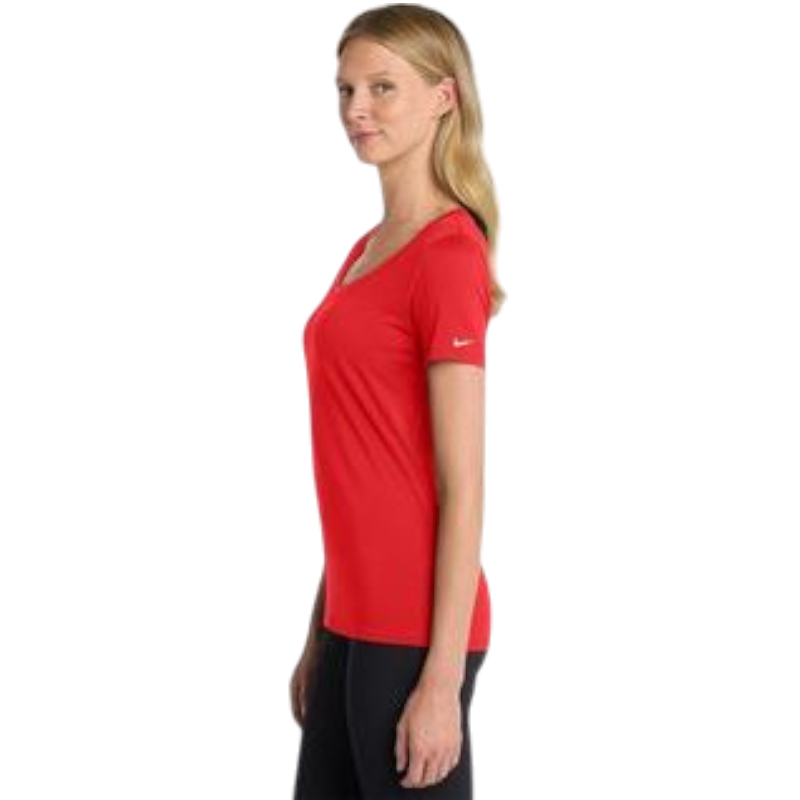 Nike Women's Dri-FIT Cotton/Poly Scoop Neck Tee