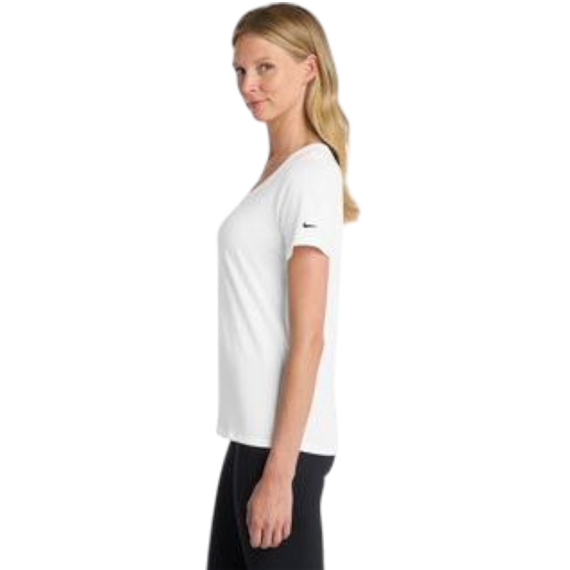 Nike Women's Dri-FIT Cotton/Poly Scoop Neck Tee