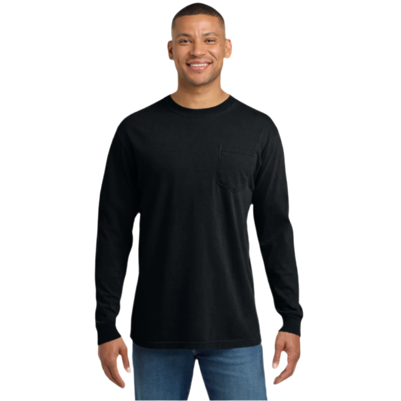 Comfort Colors ® Heavyweight Ring Spun Long Sleeve Pocket Tee