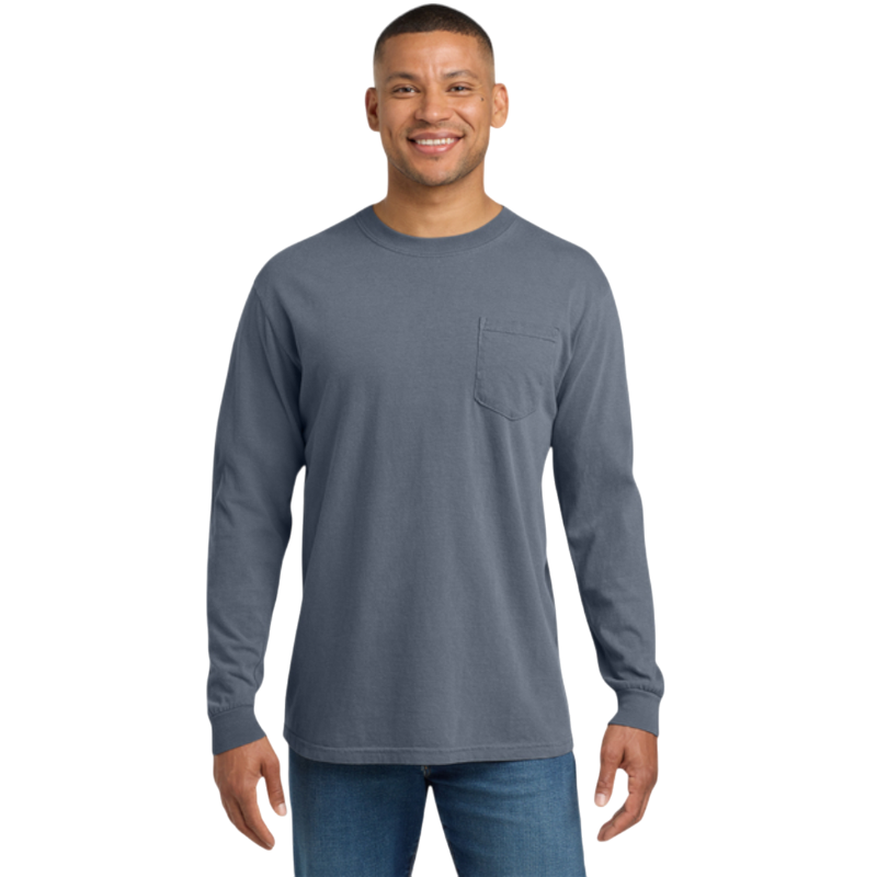 Comfort Colors ® Heavyweight Ring Spun Long Sleeve Pocket Tee