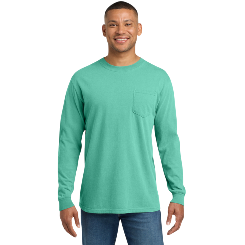 Comfort Colors ® Heavyweight Ring Spun Long Sleeve Pocket Tee
