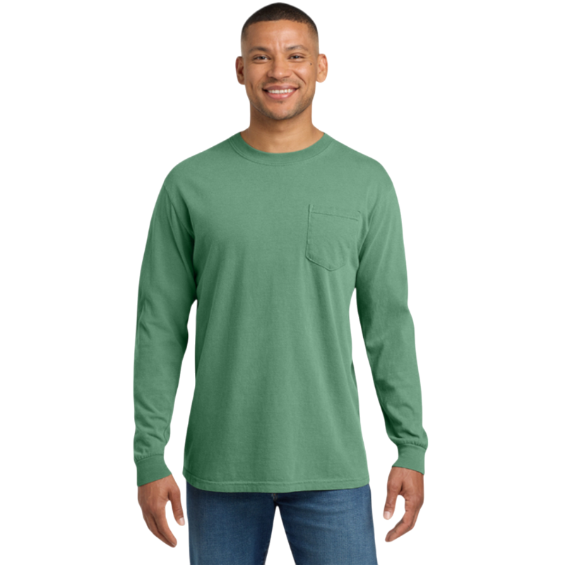 Comfort Colors ® Heavyweight Ring Spun Long Sleeve Pocket Tee