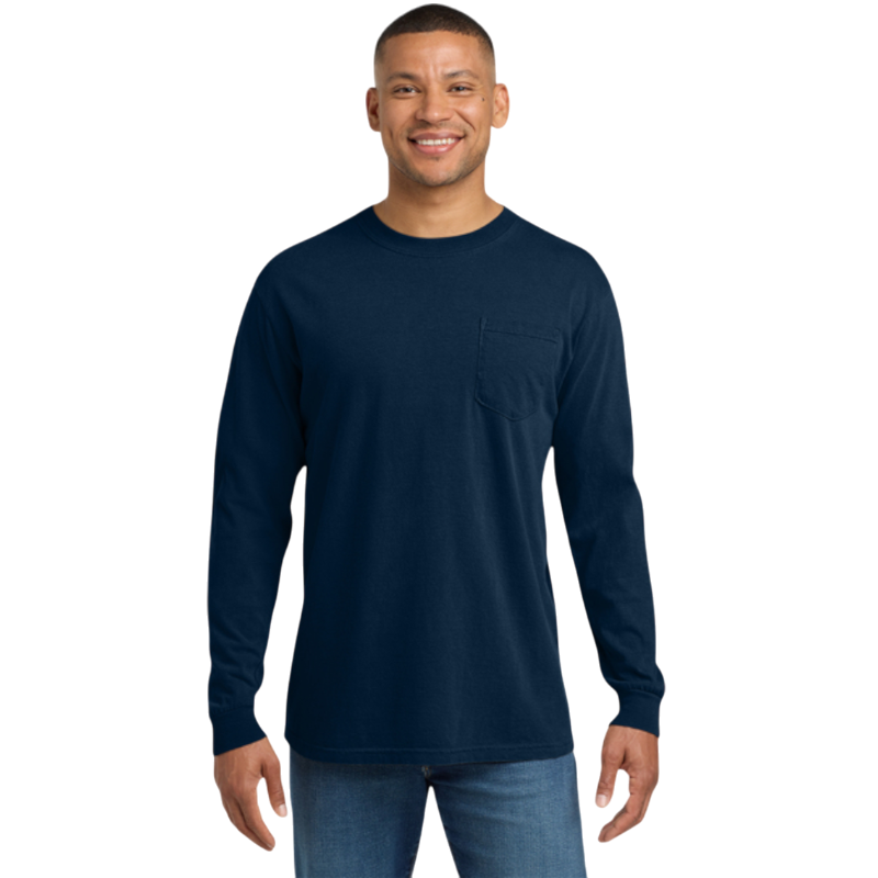 Comfort Colors ® Heavyweight Ring Spun Long Sleeve Pocket Tee