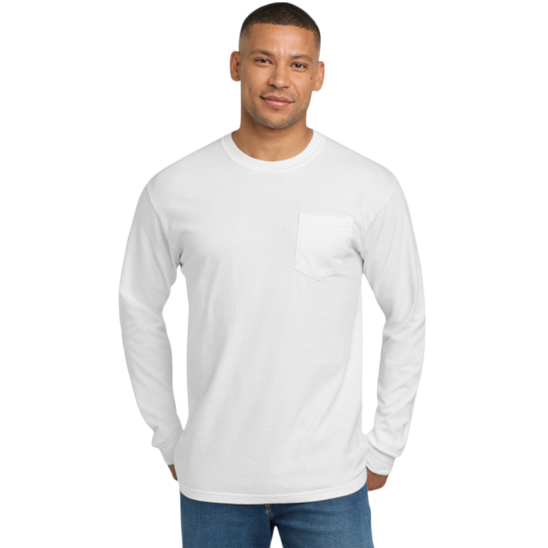 Comfort Colors ® Heavyweight Ring Spun Long Sleeve Pocket Tee