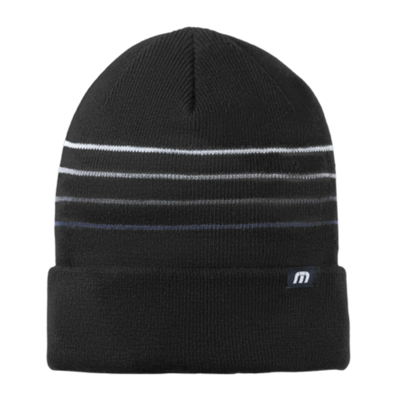 TravisMathew Striped Cuffed Beanie