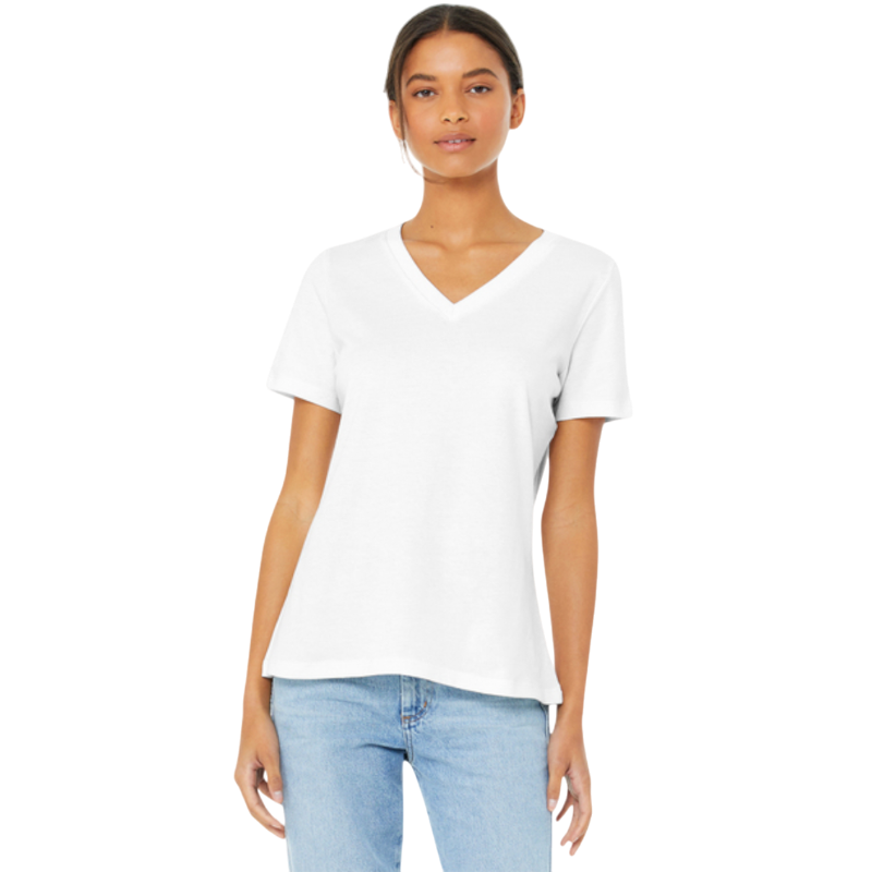 BELLA+CANVAS ® Women’s Relaxed Jersey Short Sleeve V-Neck Tee