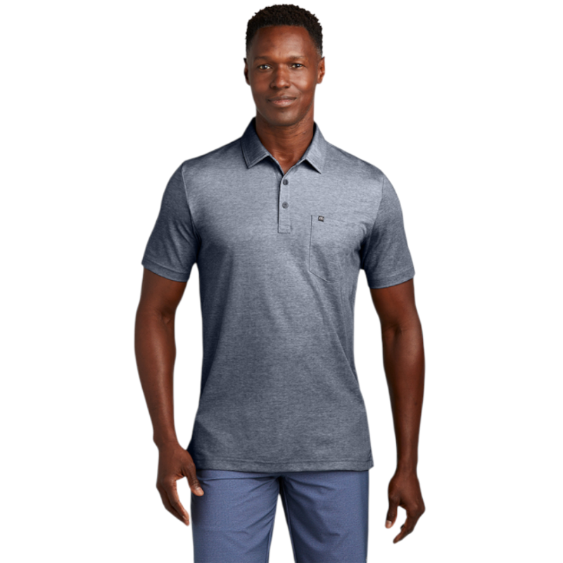 TravisMathew Oceanside Heather Pocket Polo
