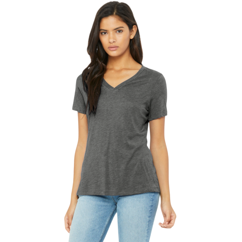 BELLA+CANVAS® Women’s Relaxed Triblend V-Neck Tee