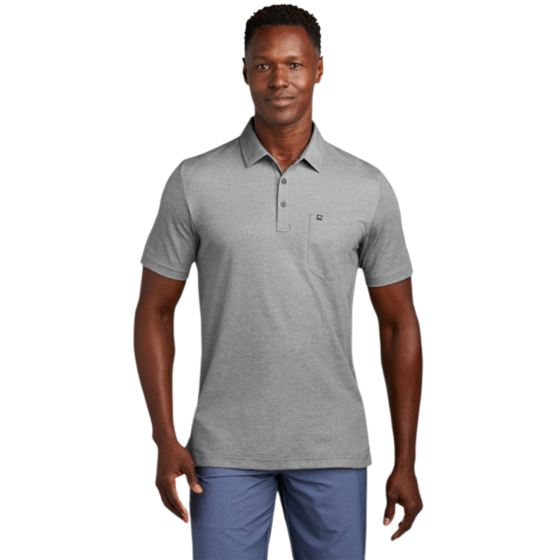 TravisMathew Oceanside Heather Pocket Polo