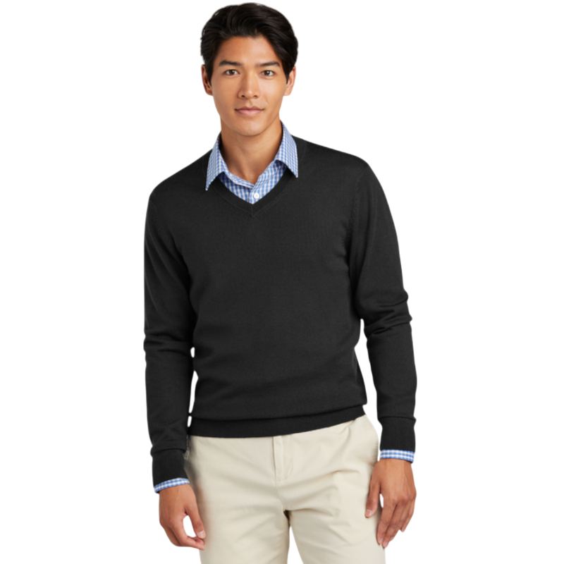 Brooks Brothers ® Washable Merino Birdseye 1/4-Zip Sweater