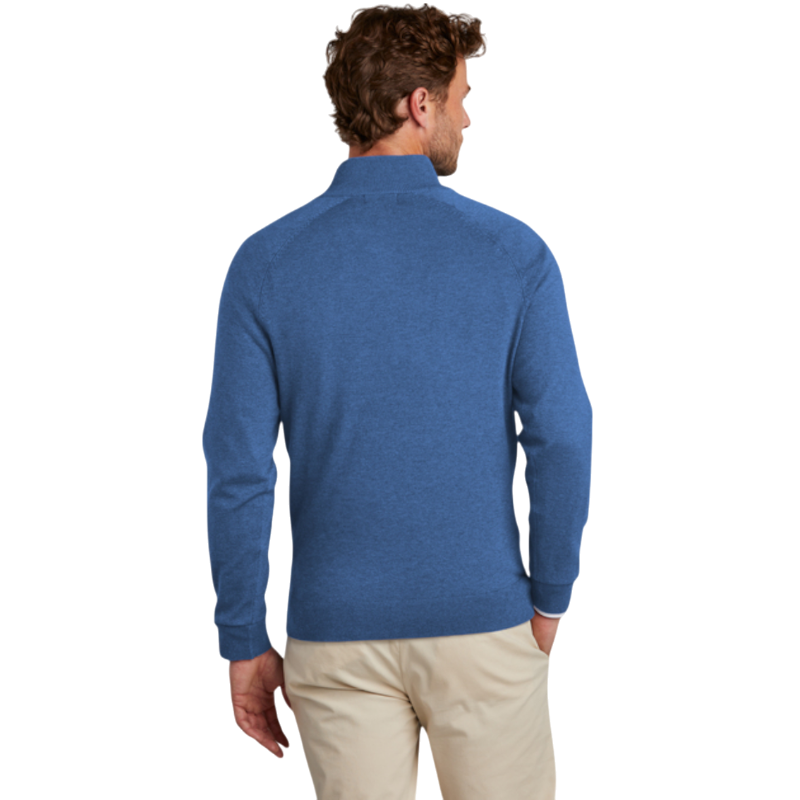 Brooks Brothers® Cotton Stretch 1/4-Zip Sweater