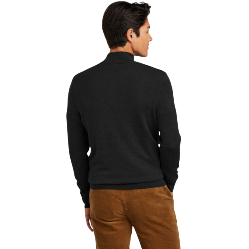 Brooks Brothers ® Washable Merino Birdseye 1/4-Zip Sweater