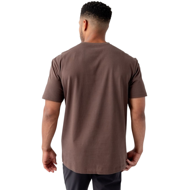 Man in olive tee with white background |Color:Olive