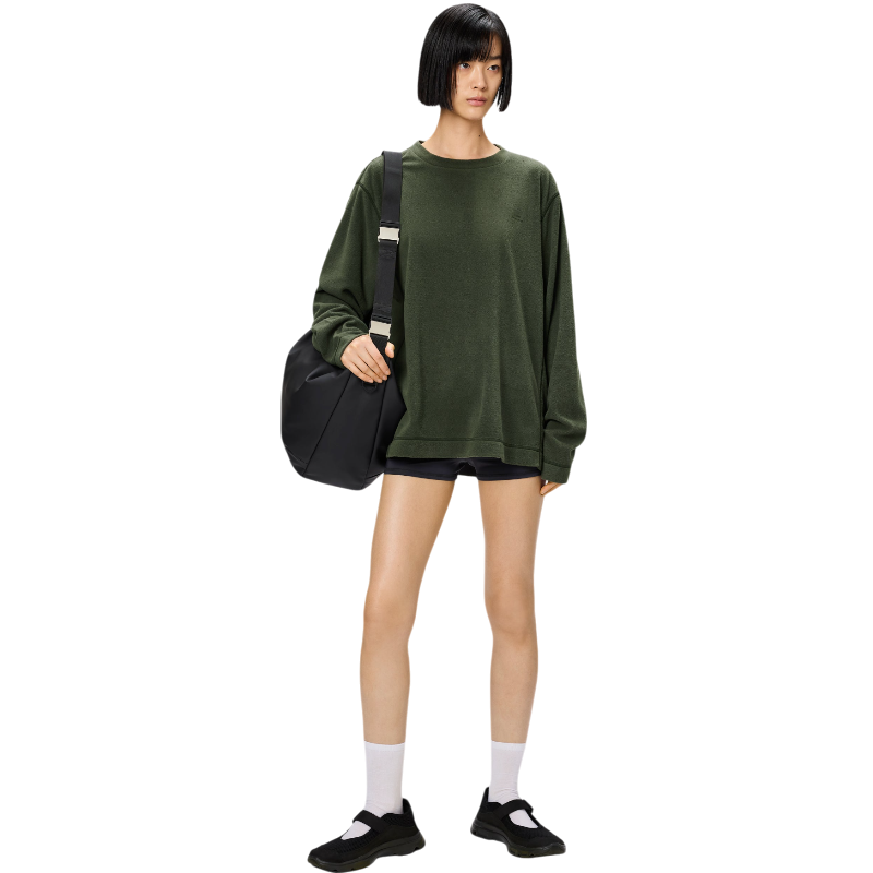 RAINS Addis Fleece Crewneck