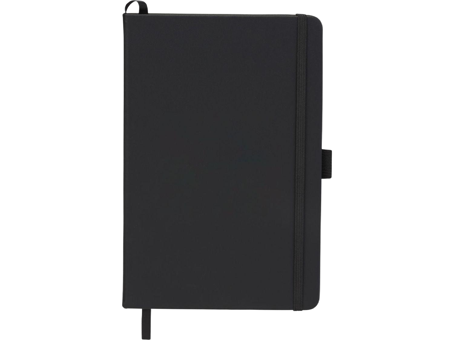 5.5’’ x 8.5’’ FSC® Mix Pineapple Leather Journal - Black - Leather Journals