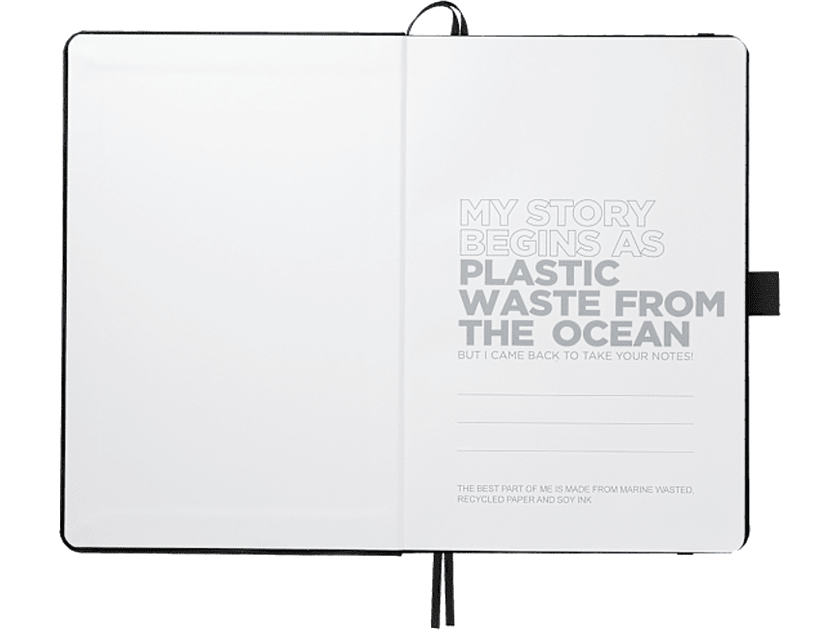 5.5’’ x 8.5’’ FSC® Recycled Marine Bound Journal by JournalBooks® - Recycled Marine - Office