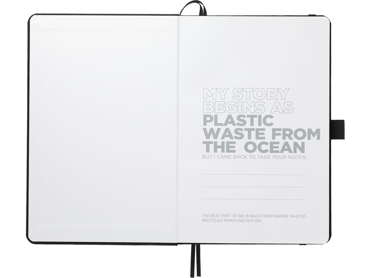 5.5’’ x 8.5’’ FSC® Recycled Marine Bound Journal - Journals