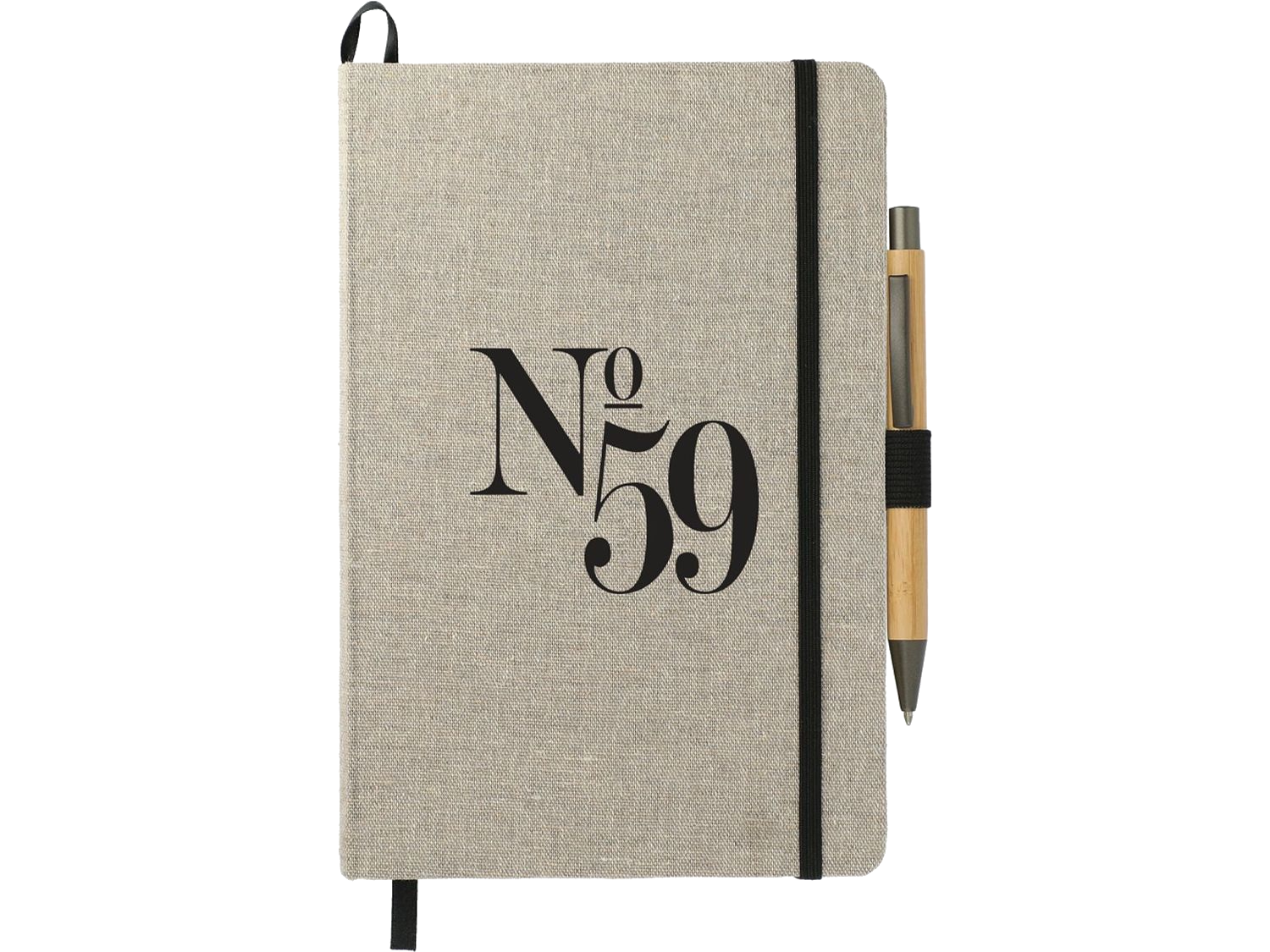 5.5’’ x 8.5’’ Recycled Cotton Bound Journal Set - Natural - Journal Sets