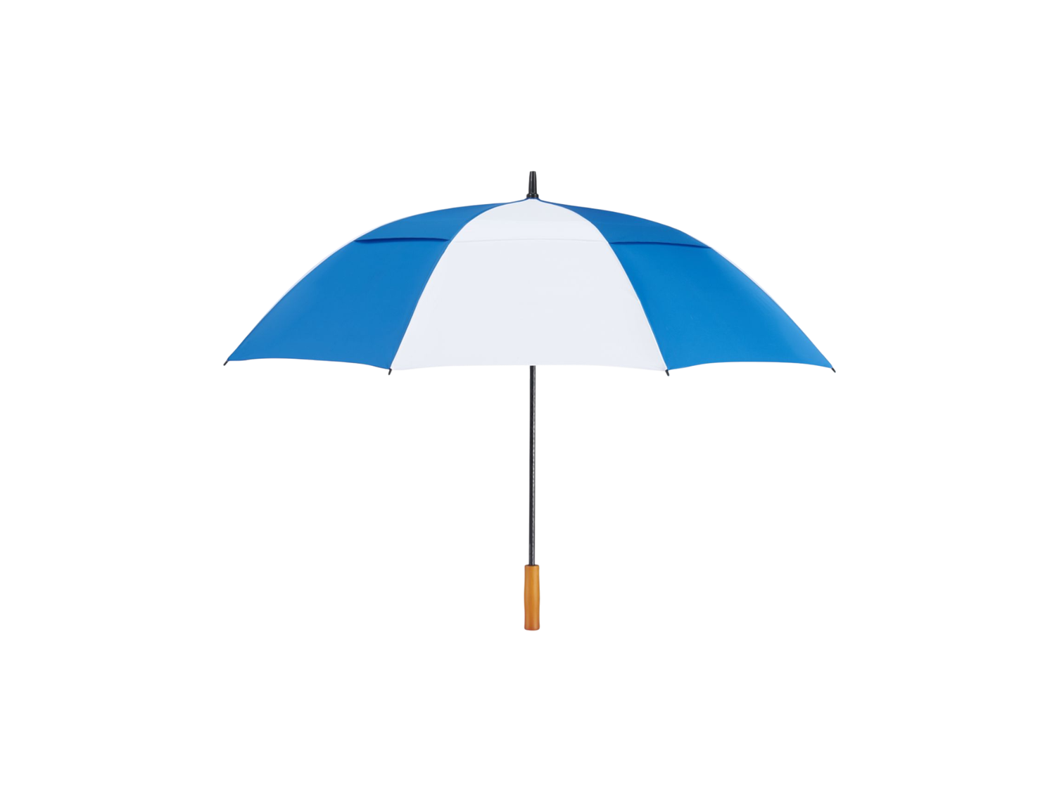 58" Recycled Golf Umbrella with Wooden Handle