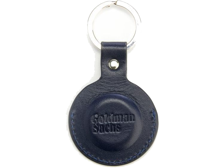 Royce Leather Air Tag Holder Key Chain