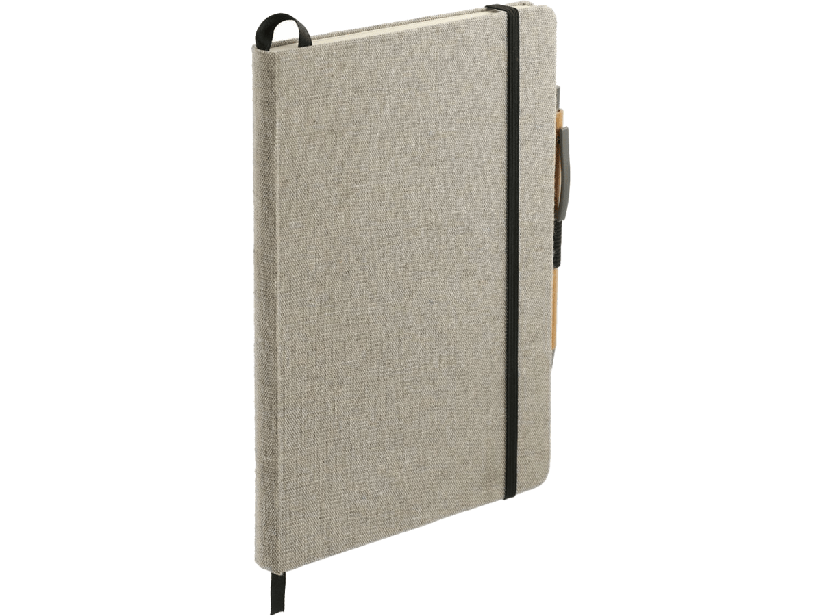 5.5" x 8.5" Recycled Cotton Bound Journal Set - Journal Sets - SwagWear