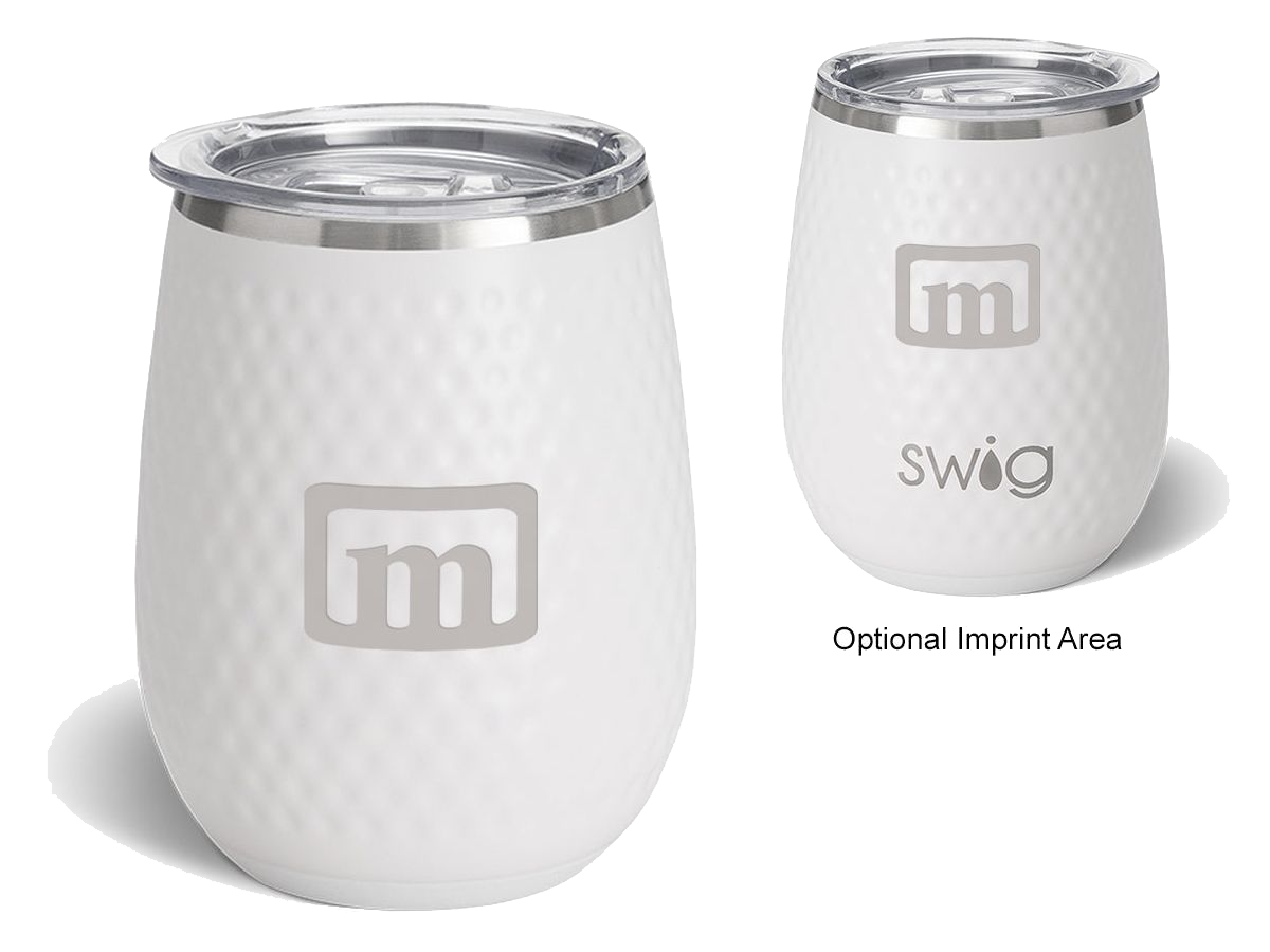 14 Oz. Swig Life™ Golf Stainless Steel Stemless Wine Tumbler