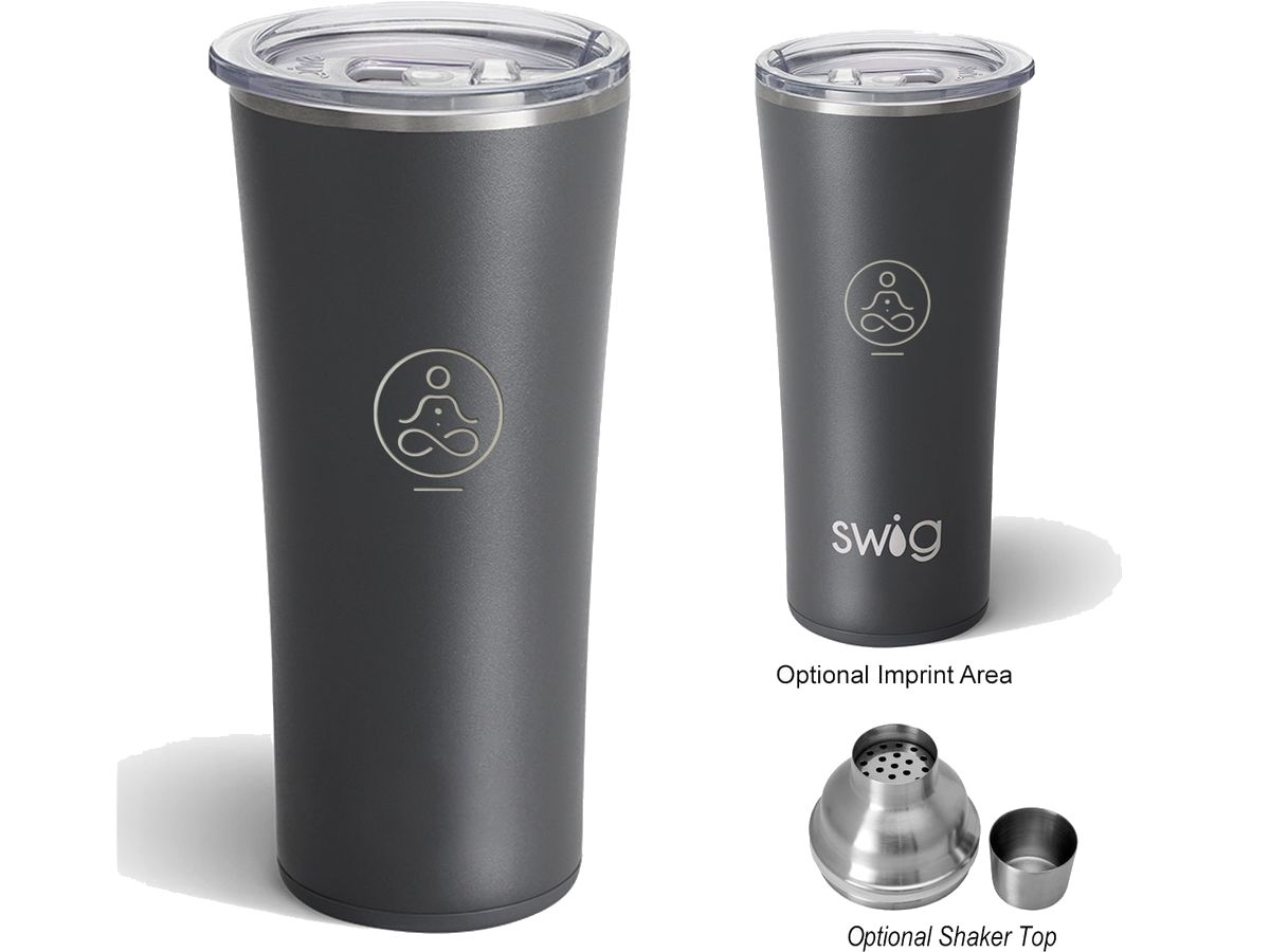 22 Oz. Swig Life™ Gray Stainless Steel Tumbler