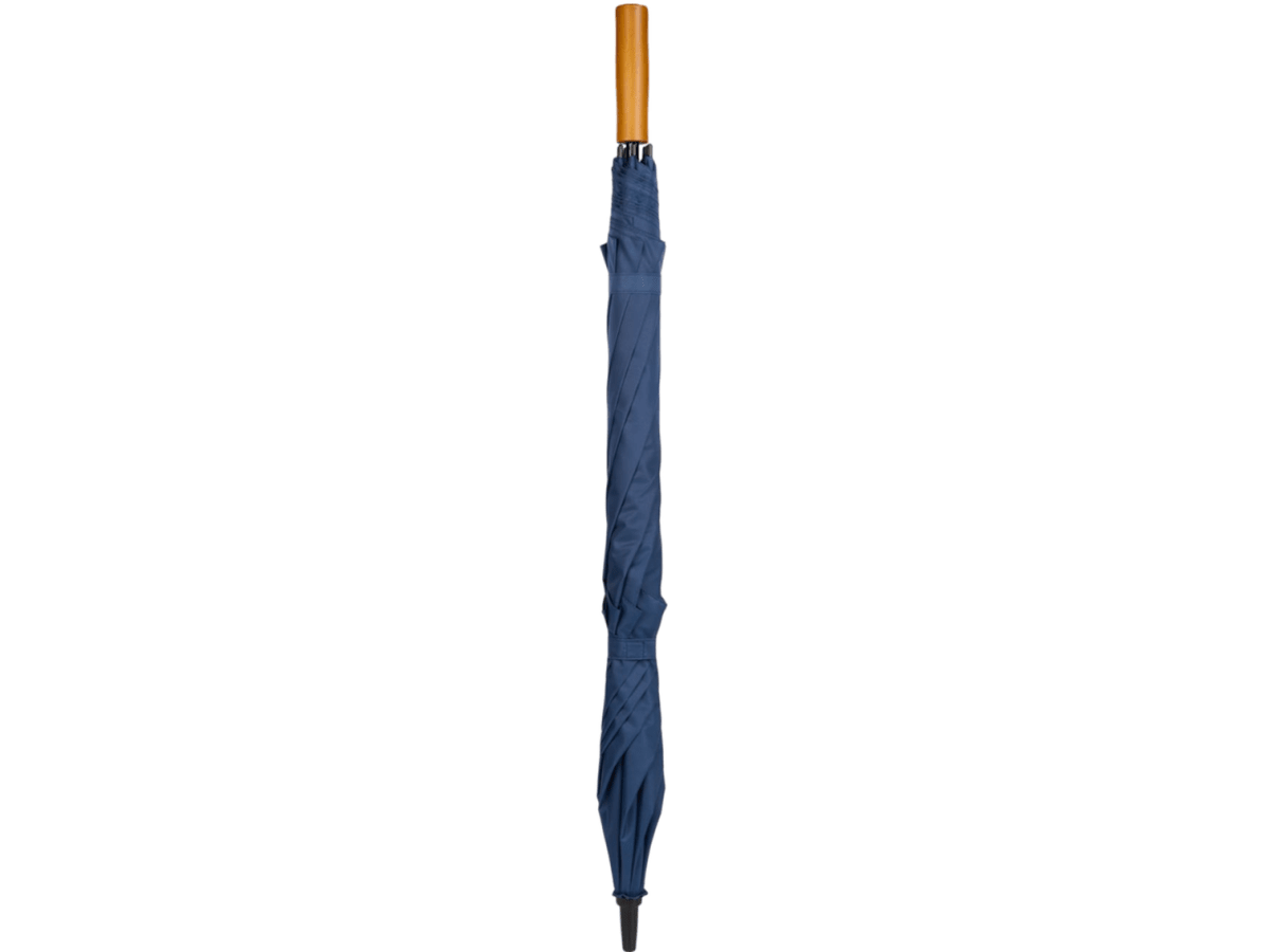 58" Recycled Golf Umbrella with Wooden Handle - Golf Umbrellas - SwagWear