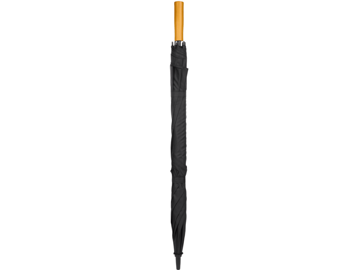58" Recycled Golf Umbrella with Wooden Handle - Golf Umbrellas - SwagWear