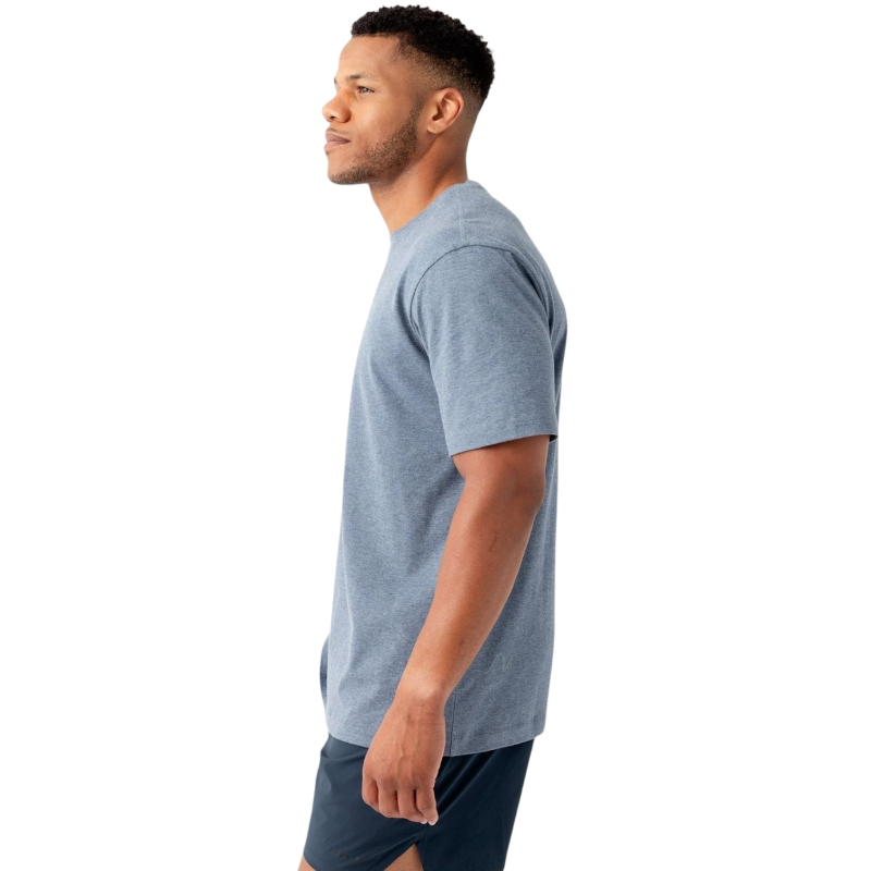 Man in olive tee with white background |Color:Olive