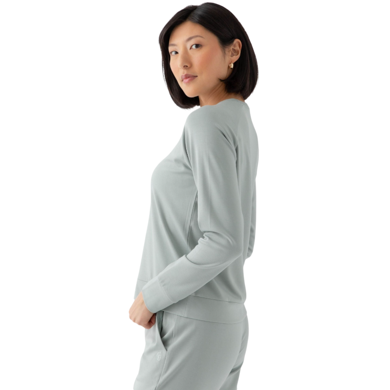 Cozy Earth Women's Ultra-Soft Bamboo Pullover Crew