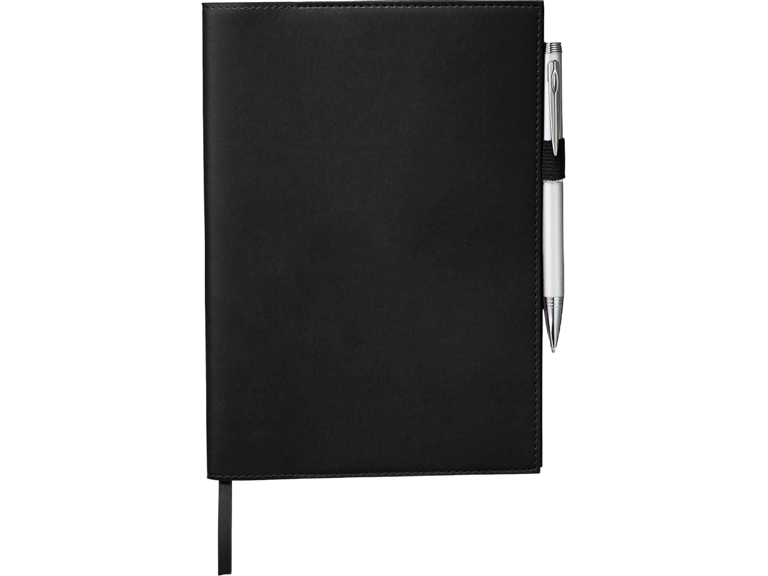 6’’ x 8.5’’ FSC® Mix Pedova™ Refillable Journal - Black - Refillable Journals