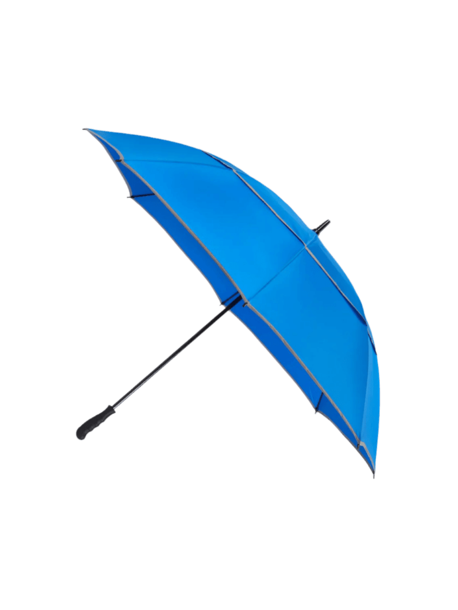 62" RPET Golf Umbrella w/ Reflective Trim - Golf Umbrellas - SwagWear