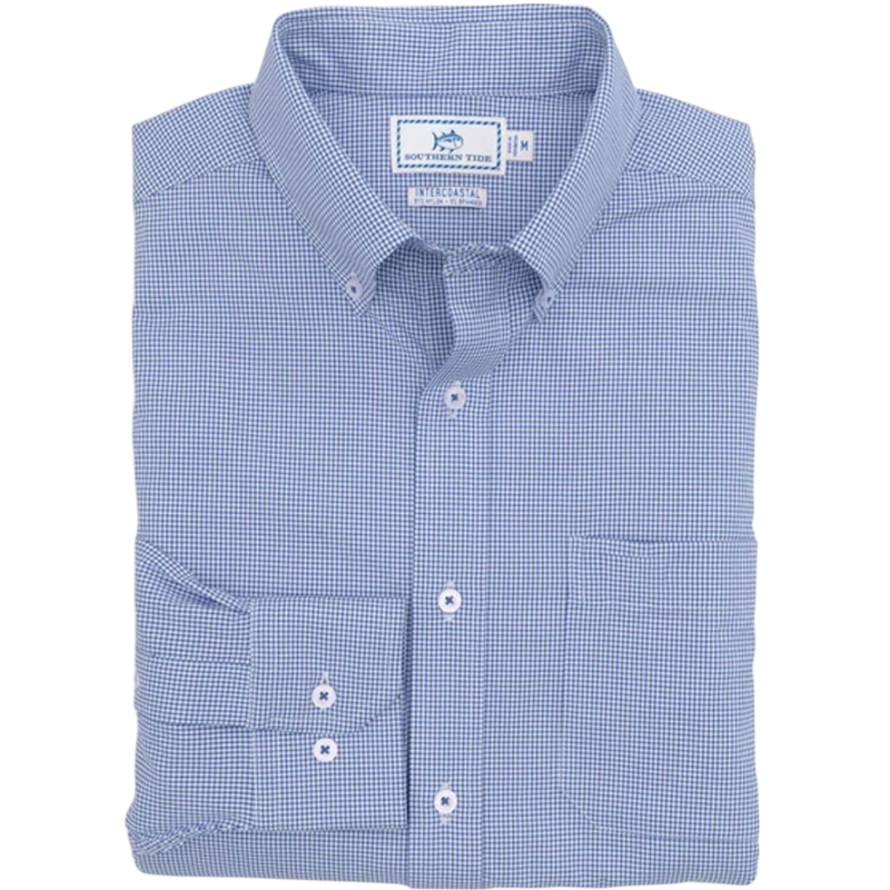 Southern Tide Men's Gameday Gingham Sport Shirt