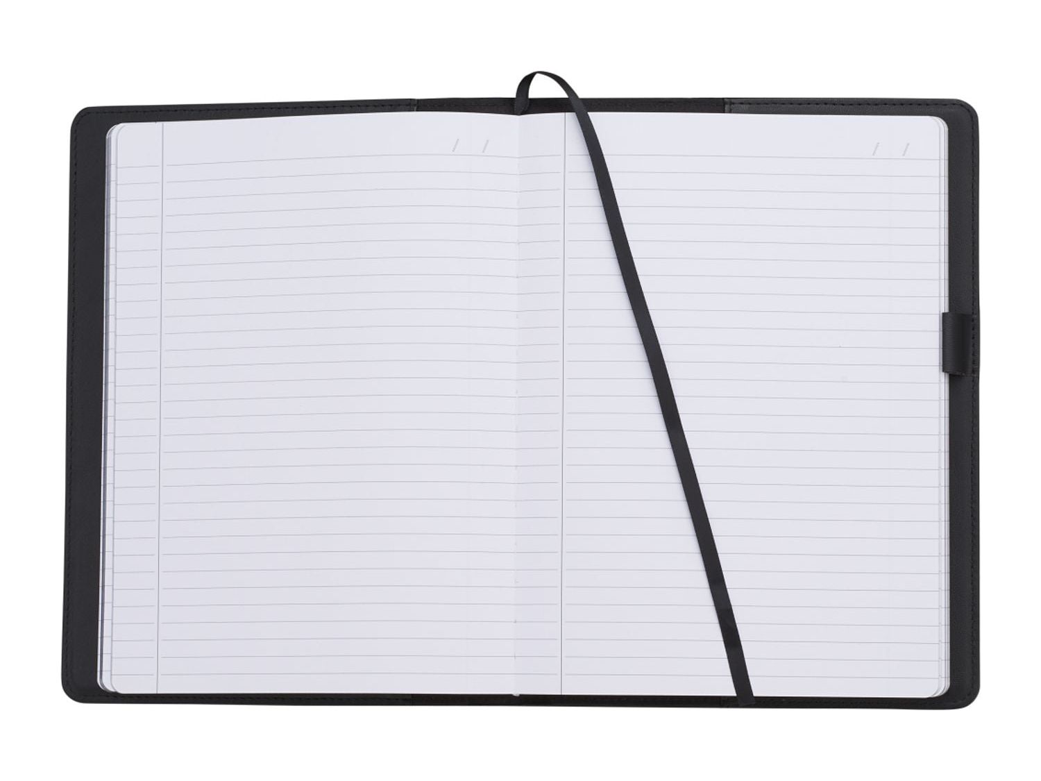 7’’ x 10’’ Cross® Refined Refillable FSC® Notebook - Black - Refillable Notebook