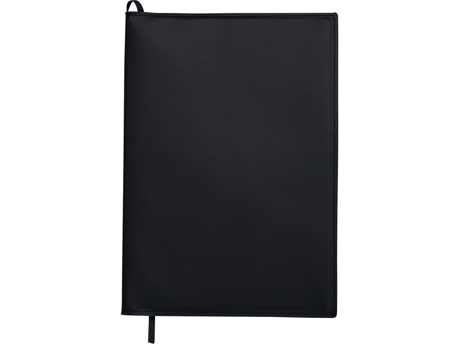 7” x 10” Mela Apple Leather Refillable Journal - Black - Refillable Journals