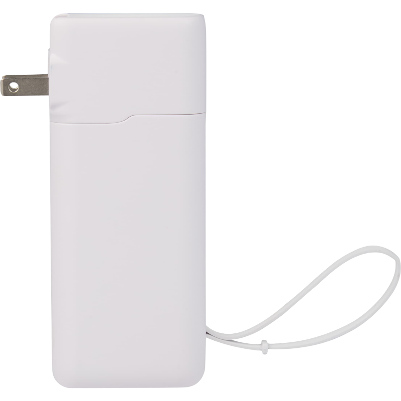 UL Listed 10,000 mAh 20W PD Power Bank with AC Plug