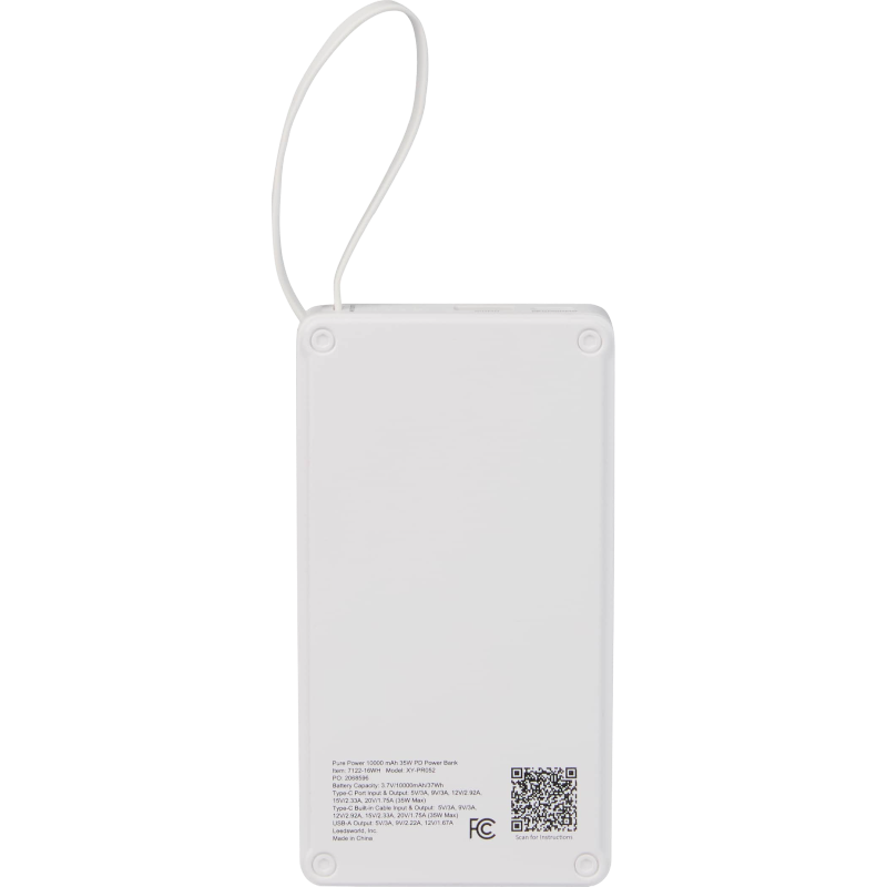 Pure Power 10,000 mAh 35W PD Power Bank