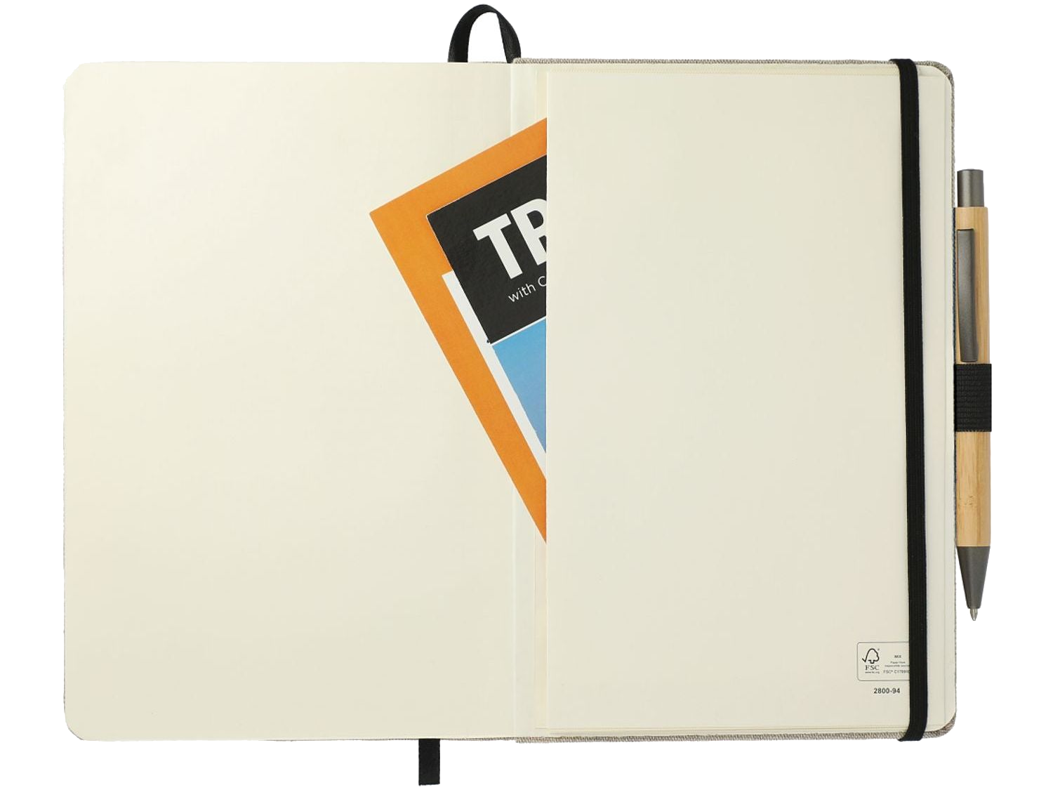 5.5" x 8.5" Recycled Cotton Bound Journal Set