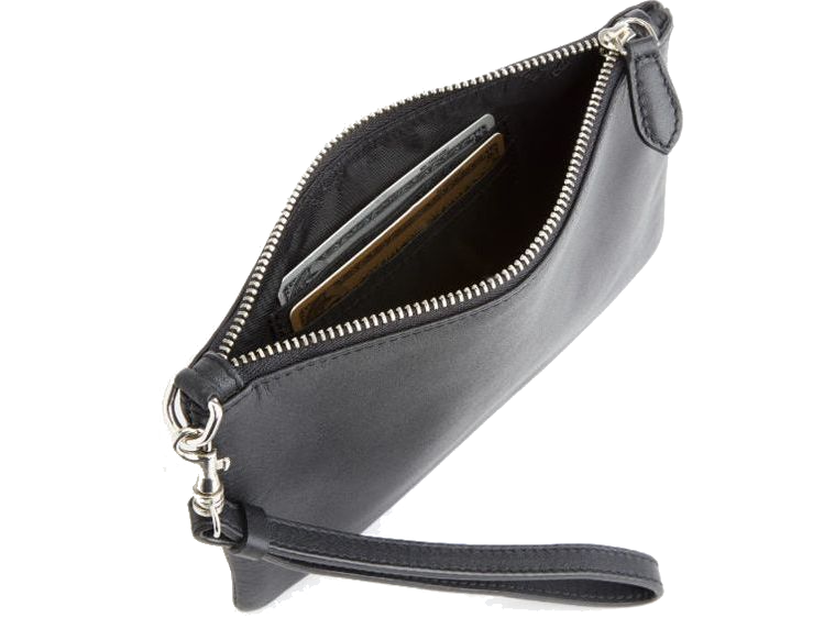 Royce Leather Zip Wristlet